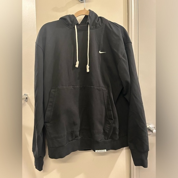 Nike Standard Issue Hoodie Women’s Large Black Pocket Zipper - Picture 1 of 9